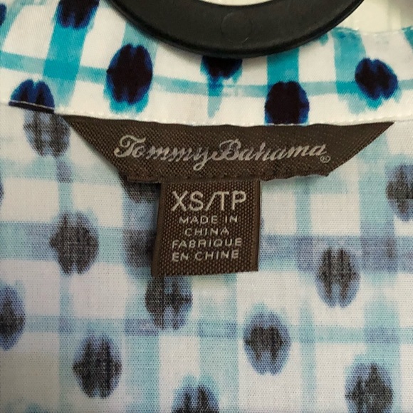 Tommy Bahama Summer Beach Short Dress Aqua Blue - Picture 5 of 6